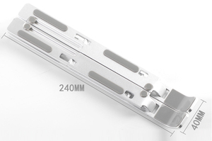 Máy tính bảng đứng bề mặt di động quá trình oxy hóa xách tay mini có thể gập lại nhôm máy tính xách tay đứng có thể điều chỉnh - Product Image 3