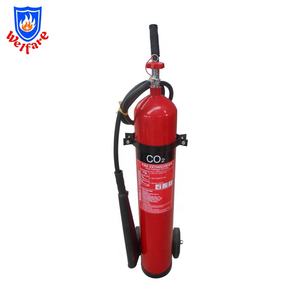 طفاية حريق بعجلات 10 في أول أكسيد الكربون مع بوق وصمام معدات أمان ضد الحريق في العربة - Product Image 1