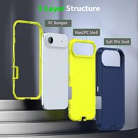Coque de protection robuste Defender Armor pour 17 Case TPU+PC antichoc, coque de téléphone portable résistante/durci