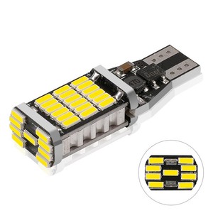 Indicatore di direzione Auto LED <span class=keywords><strong>retromarcia</strong></span> lampada freno di riserva T15 W16W 4014 45SMD 921 912 W5W errore libero Canbus 12V lampadine per Auto nuovo - Product Image 2
