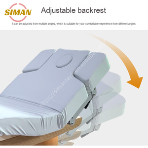 Siman meja pijat bulu mata elektrik, furnitur Salon kecantikan <span class=keywords><strong>buruk</strong></span> <span class=keywords><strong>Spa</strong></span> wajah elektronik 4 motor dengan sandaran tangan dapat disesuaikan - Product Image 2