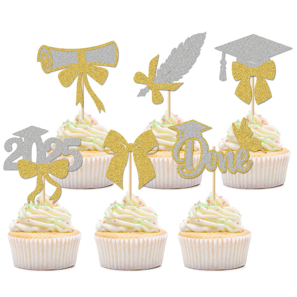 Un paquet de 12 pièces-argent doré