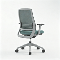 Fauteuil de bureau pivotant de haute qualité à faible MOQ, design traditionnel, chaise d'ordinateur avec structure en plastique