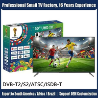Televisor Inteligente 4K Ultra HD de 50 Pulgadas, sin Marco, Android 14, Control Remoto por Voz, WiFi, Bluetooth, HDMI, 1.5G, 8G, Pantalla Plana, Venta al Por Mayor, Fabricado en China (OEM)