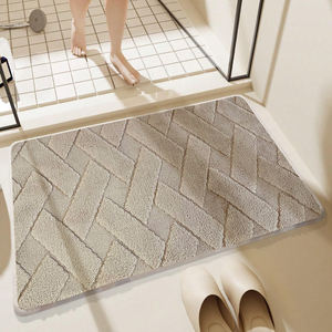 2025 nuevo diseño alfombras suaves y cómodas sala de estar alfombra grande <span class=keywords><strong>3D</strong></span> para sala de estar alfombra de puerta productos de baño - Product Image 1