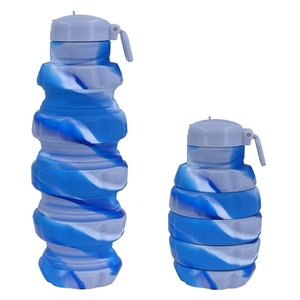 Botella <span class=keywords><strong>de</strong></span> agua <span class=keywords><strong>de</strong></span> silicona con forma <span class=keywords><strong>de</strong></span> <span class=keywords><strong>Granada</strong></span> plegable reutilizable ecológica Bpafree ligero portátil deportes <span class=keywords><strong>de</strong></span> viaje con pajita - Product Image 4
