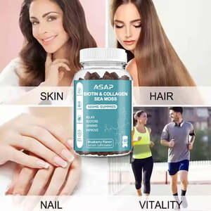 Gummies de biotine, collagène et algues marines de qualité alimentaire OEM pour la beauté de la peau et des ongles des adultes - Product Image 2