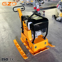 Compacteur de sol diesel à plaque vibrante GZD, force centrifuge de 38 kN, capacité de 260 kg, fourni par l'usine