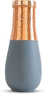 Bouteille d'eau en cuivre à base grise, à visser, pour l'eau potable quotidienne, maison, bureau, voyage, disponible à bon prix – Vente en gros - Product Image 3