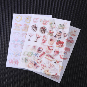 Personnalisé A4 A5 A6 Taille Mignon Dessin Animé Baiser Cut DIY Autocollant Feuille de Papier Imprimé Décoratif <span class=keywords><strong>Pas</strong></span> <span class=keywords><strong>Cher</strong></span> Washi Papier Autocollant Personnalisé - Product Image 6