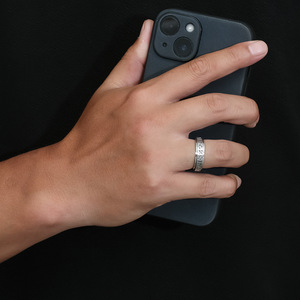 Nordic Viking Script Rotating <b>Ring</b> <b>Titanium</b> Steel Unisex Jewelry Gift Letter Pattern Alphanumeric Script K-R722 - Product Image 2