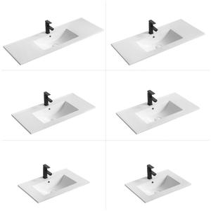 <span class=keywords><strong>Lavabo</strong></span> <span class=keywords><strong>bajo</strong></span> <span class=keywords><strong>encimera</strong></span> blanco de tamaño personalizado, <span class=keywords><strong>lavabo</strong></span> de cerámica Rectangular, <span class=keywords><strong>lavabo</strong></span> de armario de baño - Product Image 2