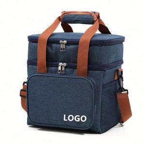 Sac à lunch isotherme pour adultes, hommes et femmes, réutilisable, grand format, pour le travail, le camping, les voyages, les pique-niques, bleu, promotion, cadeau - Product Image 3