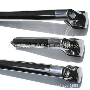 Tige de guidon de vélo Goosehead 22,2 mm en alliage d'aluminium extrudé électroplaqué léger, accessoire pour guidon pliable - Product Image 3