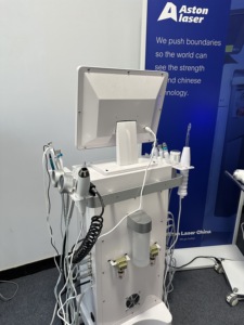 Appareil de soin du visage à oxygène avancé, hydrodermabrasion, <span class=keywords><strong>infusion</strong></span> de sérum pour l'hydratation de la peau, nettoyage en profondeur, rajeunissement, blanchiment, beauté - Product Image 4