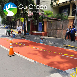 Cold Mix Color Paving Asphalte émulsionné Mélange de boue polymère coloré à base d'eau Produit de <span class=keywords><strong>bitume</strong></span> - Product Image 1
