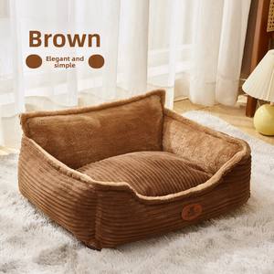 Tempat Tidur Anjing Modern Ramah Lingkungan yang Dapat Dilepas dan Dapat Dicuci dengan Mesin, Sofa Hewan Peliharaan untuk Tidur Nyenyak Kucing dan Anjing - Product Image 5