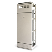 Armoire de distribution intérieure vide en acier galvanisé IP30, sur pied, pour appareillage électrique GGD LV, avec châssis de coffret nu personnalisé