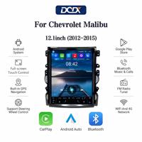 Reproductor de Audio para Automóvil con Pantalla Vertical Tesla de 12.1 Pulgadas para Chevrolet Malibu (2012-2015), con Android Auto y CarPlay Inalámbricos, Radio Multimedia para Automóvil