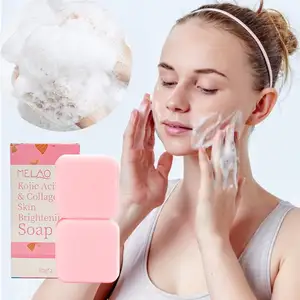 Melao/nhãn hiệu riêng collagen tự nhiên Kojic axit handmade xà phòng giữ ẩm làn da của bạn và để lại một tuyệt vời kéo dài mùi hương