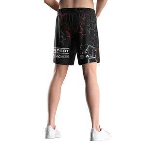 Pantalones Cortos Híbridos 2 en 1 para MMA, Soporte Muscular, Compresión, Capa Base de Secado Rápido, Capa Exterior Ligera, Esenciales para Entrenamiento de Artes Marciales - Product Image 5