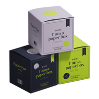Maßgefertigte Umweltfreundliche Hochwertige Faltbare Kartonbox Matt Laminiert Goldfolie Geprägtes Logo Recycelbare Kraft-Kosmetik-Geschenkbox