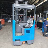 Everlift 24V Rider 2-Stufen-Mast Lithium-Ionen Elektro-Schubmaststapler CQD10E 1 Tonne Kompakter Schmalgangstapler Einzelpalettenstapler