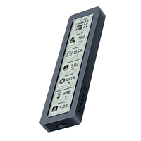 SHUOLE Case per SSD NVMe SATA M.2 USB3.2 Gen2 10Gbps, Enclosure HDD Dual Protocollo 2 in 1 con Ampio Display LCD