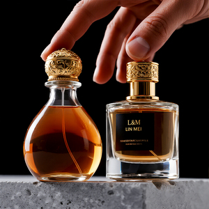 L & M Tùy Chỉnh Hình Dạng Giọt Nước Hoa Thủ Công Chai Nước Hoa 50Ml 100Ml Sang Trọng Chai Nước Hoa Thủy Tinh Với Hộp Bao Bì - Product Image 2