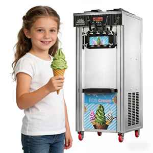Machine à crème glacée à double compresseur avec fonction de pré-refroidissement, pièces détachées pour machine à crème glacée en flocons de neige - Product Image 1