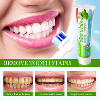 Dentifrice SADOER OEM à l'Aloe Vera Ultra Blanc 100g Marque Blanche Nettoyage en Profondeur Élimine les Taches Blanchit les Dents Haleine Fraîche Soin des Gencives