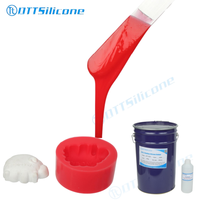 Caoutchouc de silicone souple 30 ShoreA pour la fabrication de moules en silicone RTV-2 caoutchouc de silicone