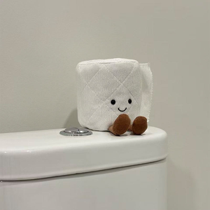 Peluche en forme de rouleau de papier toilette, décoration amusante pour salle de bain, poupée suspendue en mousse, cadeau fantaisie, rembourrée en mousse, 31-50 cm, 8-13 ans - Product Image 2