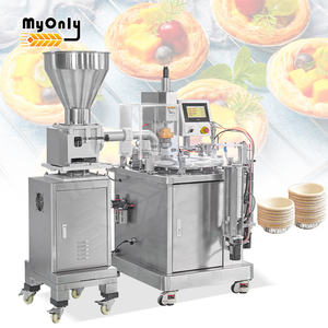 Machine automatique pour faire des tartes carrées, petites, à l'œuf, à la noix de coco, à la pâte à tarte, à la presse à tartelettes - Product Image 1