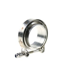2''/2.5''/3'' Full 304 Stainless Steel V-Band <strong>Clamp</strong> With Male/Female Flange Kit Turbo Downpipe V-band Turbo <strong>Exhaust</strong> Pipes - Product Image 5