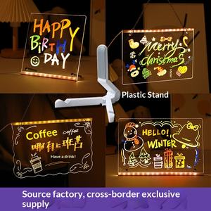 Pizarra de Dibujo Infantil Borrable Transfronteriza, Juguete <span class=keywords><strong>Luminoso</strong></span> Hecho a Mano, Pizarra para Escribir, para Niños de 7 a 14 Años, Varios Tamaños - Product Image 5