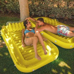 Lettino Gonfiabile Galleggiante per Piscina, Letto Galleggiante Gonfiabile per Piscina, Prezzi per <span class=keywords><strong>Parco</strong></span> Acquatico Gonfiabile per Piscina, Giardino, Spiaggia, Regalo - Product Image 2