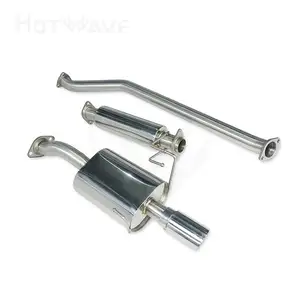 HOTWAVE High performance catback exhaust for Honda Civic 02-05 SI EP3 3D exhaust pipe auto engine systems