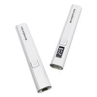 Mini lampe à ongles LED UV rechargeable 3W et séchoir. Portable sans fil, minuterie 60s/120s, plastique-utilisation à domicile/salon.