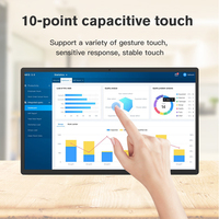 Tableta PC Ultrafina de 15.6'', 21.5'', 24'' y 32'' con Android, Montaje en Pared, NFC, RK3566, 4+32G, para Publicidad y Señalización Digital Empresarial