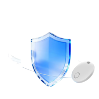 Traceur intelligent LITE pour appareils iOS - Localisateur d'objets essentiels avec batterie remplaçable, technologie Beacon pour suivre le portefeuille, compatible Google Find My