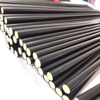 Tubes de fers de billard en fibre de carbone de 12,9 mm, préformés avec remplissage en mousse