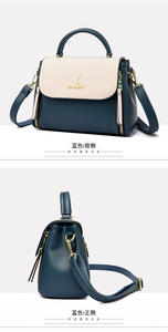 Bolso de mano informal de moda para mujer, suave, duradero, de cuero PU, cierre de cremallera, impermeable, de gran capacidad, de lujo a la moda - Product Image 4