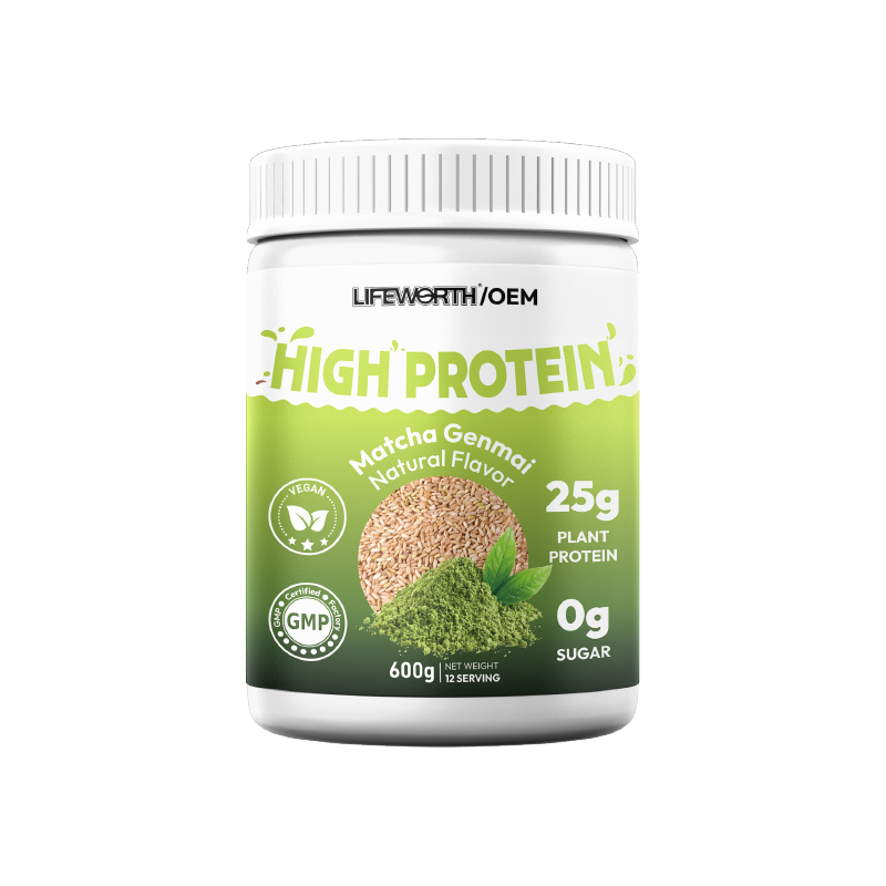 LIFEWORTH Vegan High Protein Powder Supplement