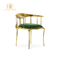 Ensemble table à manger de luxe Chaises et tables à manger de luxe en acier inoxydable Ensemble table à manger italienne moderne personnalisé 8 places