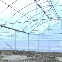 20X40Grand tunnel de jardin en métal classique en polycarbonate aluminium de taille personnalisée Serres agricoles pour roses