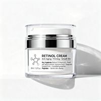 Crema orgánica de colágeno con retinol de vitamina C E, crema hidratante facial antienvejecimiento para reducir las manchas oscuras