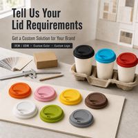 Couvre-gobelet en silicone de qualité alimentaire, couvercle de bouteille réutilisable, couvercle en silicone de forme ronde pour gobelets à emporter, fabricant OEM ODM