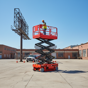 Plataforma Elevadora de Tijera Hidráulica Autopropulsada Pequeña de 20, 30 y 40 Pies con Certificación CE - Product Image 5