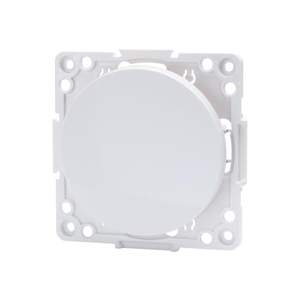 Pièce pour interrupteur 1 voie et 1 clé, blanc ; idéal pour contrôler les lumières et les appareils électriques dans les installations - Product Image 1